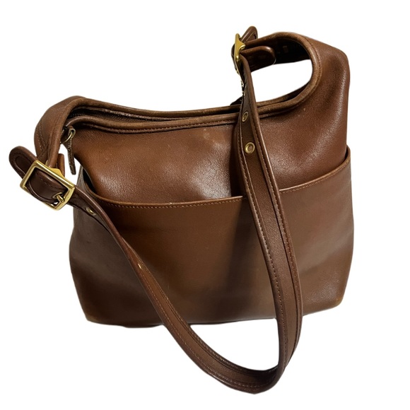 Coach Handbags - Vintage Coach Legacy Dark Brown Leather Hobo Shoulder Crossbody Bag